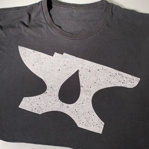 COPY - Large 💥 Black Ink and Iron T-Shirt 50/50 Blend